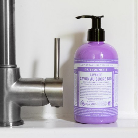 Savon Liquide au sucre Bio Lavande - Dr. Bronner's - Made in USA