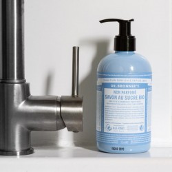 Savon Liquide au sucre Bio Non Parfumé - Dr. Bronner's - Made in USA