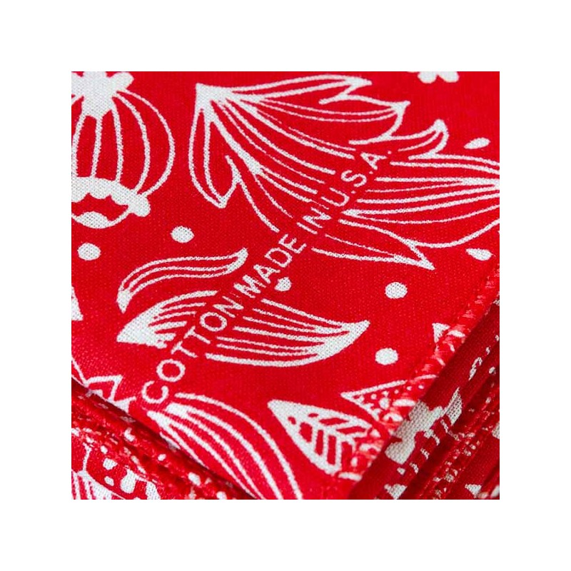 BANDANNA English Paisley red made in USA⎟