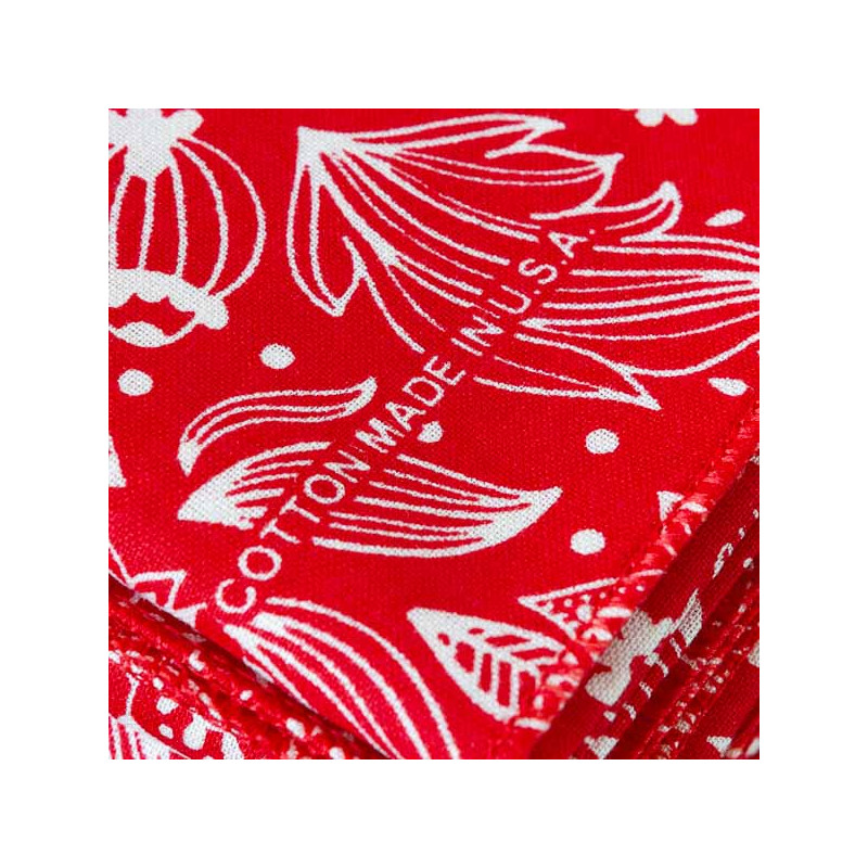BANDANNA English Paisley red made in USA⎟