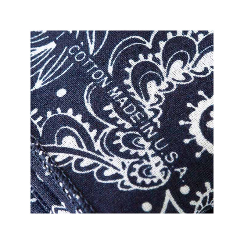 BANDANNA English Paisley blue made in USA⎟