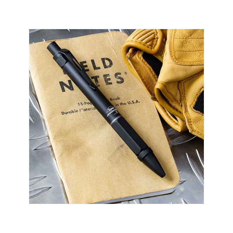 MATTE BLACK CLUTCH  SPACE PEN - Made in USA