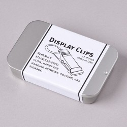 DISPLAY CLIPS- BOX OF 12 made in USA