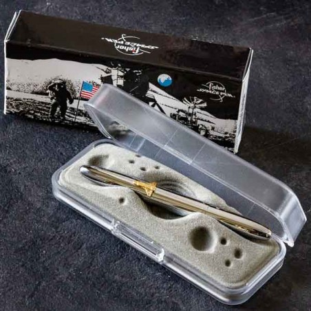 CHROME BULLET SPACE PEN WITH SPACE SHUTTLE - Made in USA