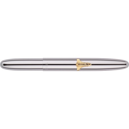 Chrome bullet Fisher Space Pen with shuttle