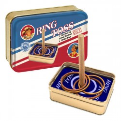 Ring Toss in a Classic Toy Tin made in USA