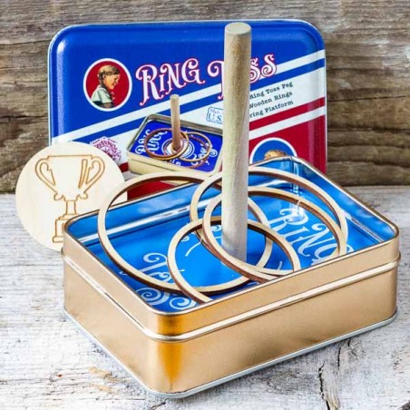 Ring Toss in a Classic Toy Tin made in USA