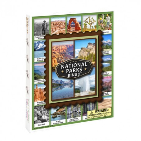 National Parks Bingo made in USA