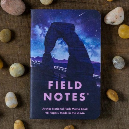 Pack 3 carnets FIELD NOTES Parcs Nationaux américains Serie D - Made in USA