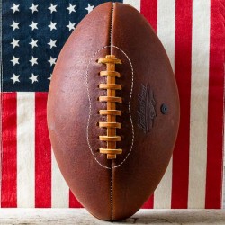 Ballon de football américain cuir Horween BRUN made in USA