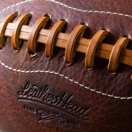 Ballon de football américain cuir Horween BRUN made in USA