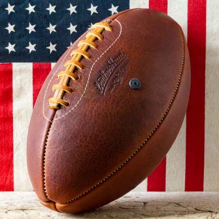 Ballon de football américain cuir Horween BRUN made in USA