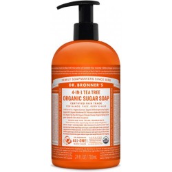 Savon Liquide au sucre Bio Arbre à Thé - Dr. Bronner's - Made in USA