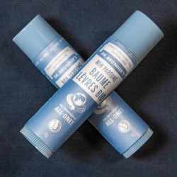 ORGANIC LIP BALMS naked - Dr Bronner's- made in USA