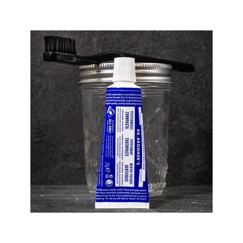 Dentifrice de voyage menthe poivrée "All One"  - Dr. Bronner's - Made in USA