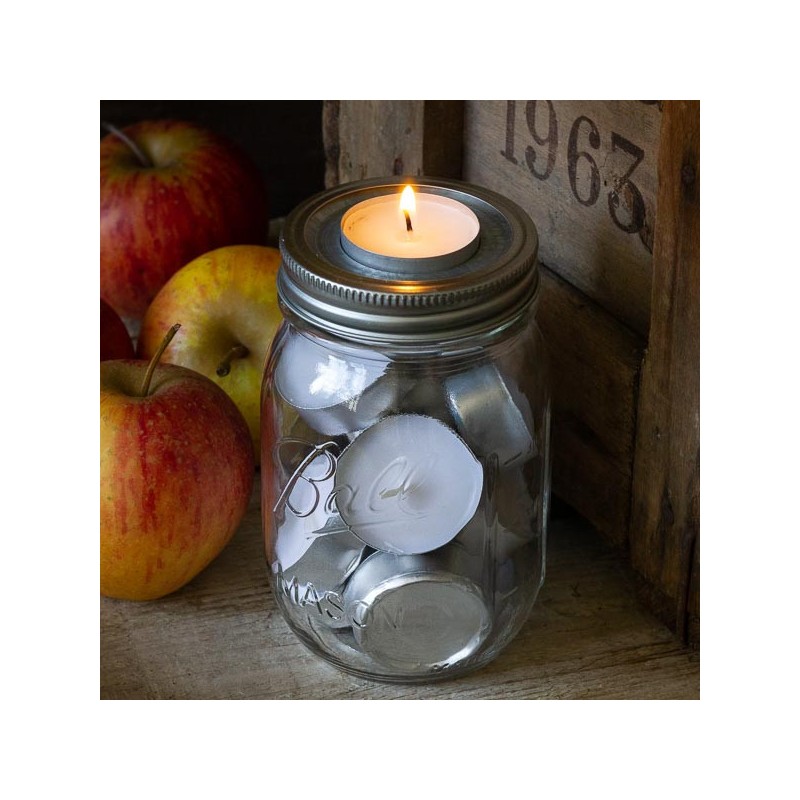 Mason Jar Jar Ball Candle Holder