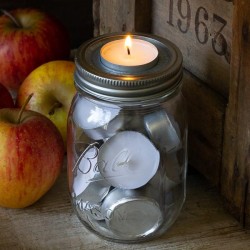 Mason Jar Jar Ball Candle Holder