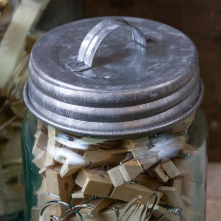 lid with galvanized handleed REGULAR