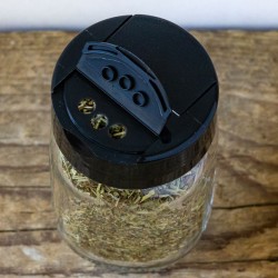 reCAP Mason Jars mini Flip Cap  BLACK - Made in USA