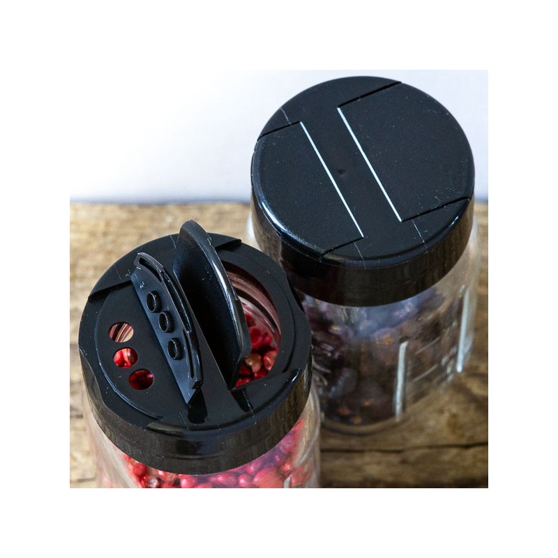 Recap Mason Jar Shaker Lids for 4oz Mini Ball Jars 4 Pack