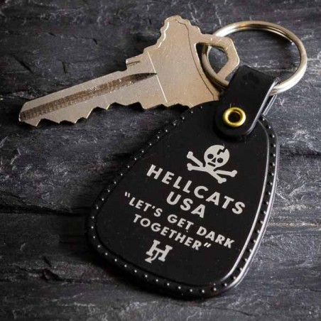 PORTE CLEF HELLCTS USA Noir - Made in USA