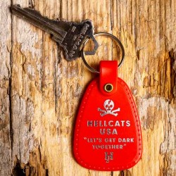 PORTE CLEF HELLCTS USA Rouge - Made in USA