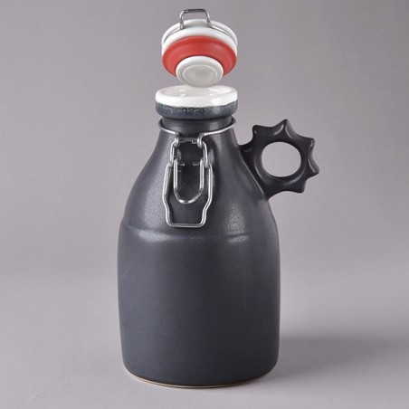 Growler émaillé NOIR MAT (0.960L) made in USA
