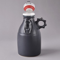 Growler émaillé NOIR MAT (0.960L) made in USA