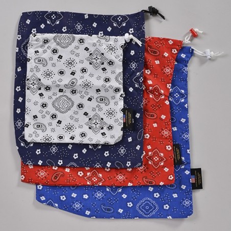 4 pack bandana drawstring bags