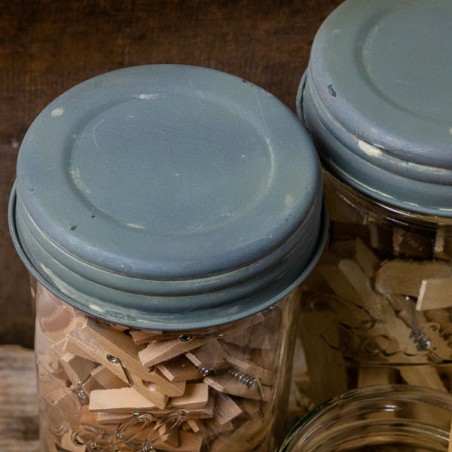 Zinc Vintage Reproduction Mason Jar Lids WIDE