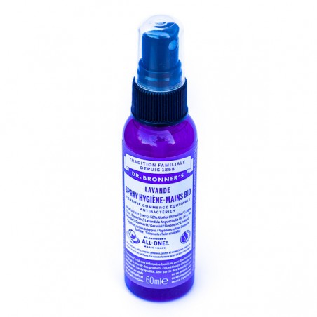 Organic Hand- Hygiene Spray - Lavender- Dr Bronner's- made in USA