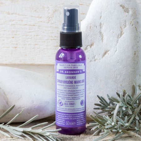 Organic Hand- Hygiene Spray - Lavender- Dr Bronner's- made in USA