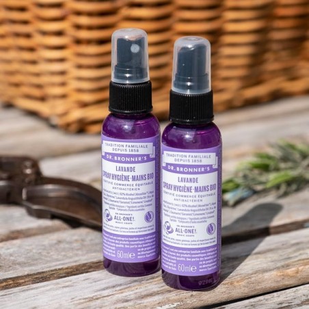 Organic Hand- Hygiene Spray - Lavender- Dr Bronner's- made in USA
