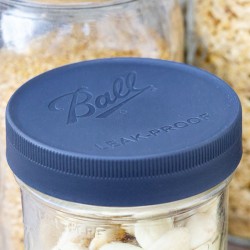 Mason Jar Leak-Proof storage Lids charcoal grey