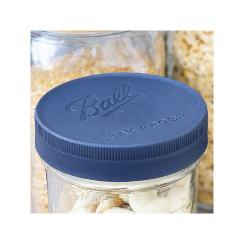 Leakproof storage lids for Wide Mason Jars Ball