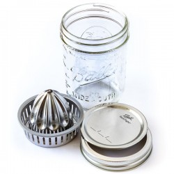 Mason-Jar 16oz presse agrume acier inoxydable