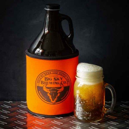 Orange 64 oz Big Sky Growler - Made in USA