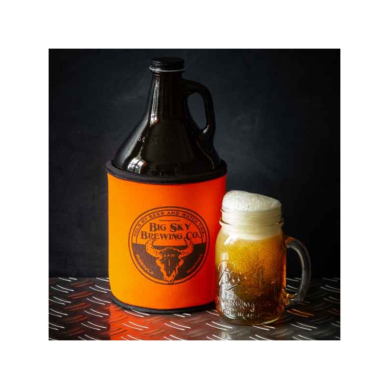 Growler Big Sky 64oz Orange - made in USA