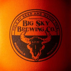 Growler Big Sky 64oz Orange - made in USA