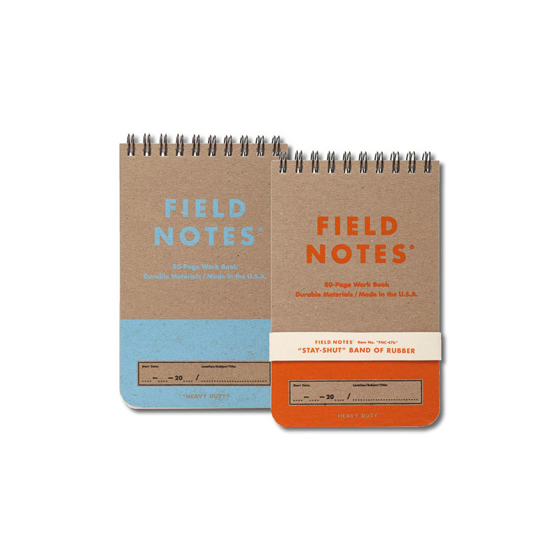 Pack of 2 Field Notes Heavy Duty ⎟FIELD NOTES⎟LE COMPTOIR AMERICAIN