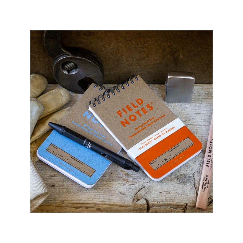 Pack 2 carnets FIELD NOTES HEAVY DUTY - Made in USA