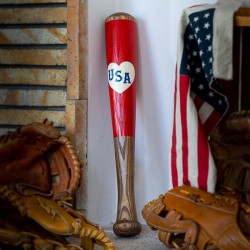 MINI BATTE DE BASEBALL I love USA Made in USA