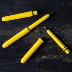 Pokka Pens Yellow - made in USA