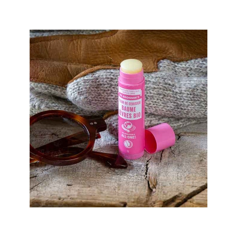 ORGANIC LIP BALMS naked - Dr Bronner's- made in USA