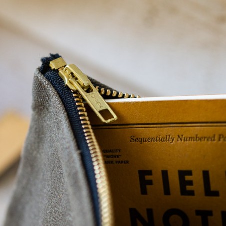 SCRIBBLER pouch brown by PEG and AWL made in USA