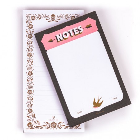 BLOC-NOTES Hirondelle par Hellcats® Made in USA