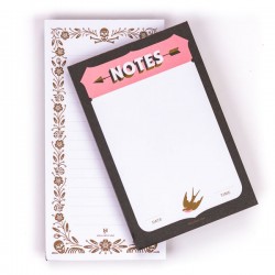 Sparrow Notepad by hellcats® made in USA