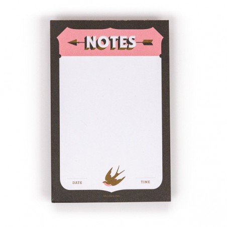 Sparrow Notepad by hellcats® made in USA