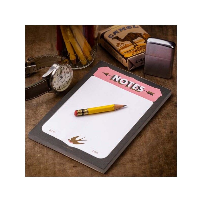 Sparrow Notepad by hellcats® made in USA