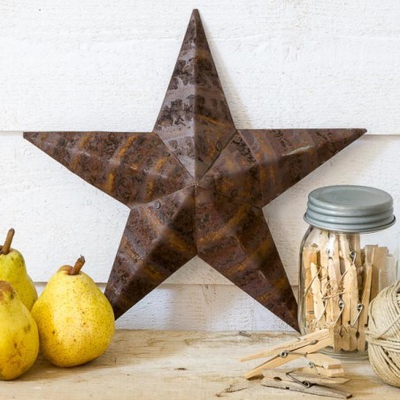 AMISH TIN BARN STAR BLACK made in USA